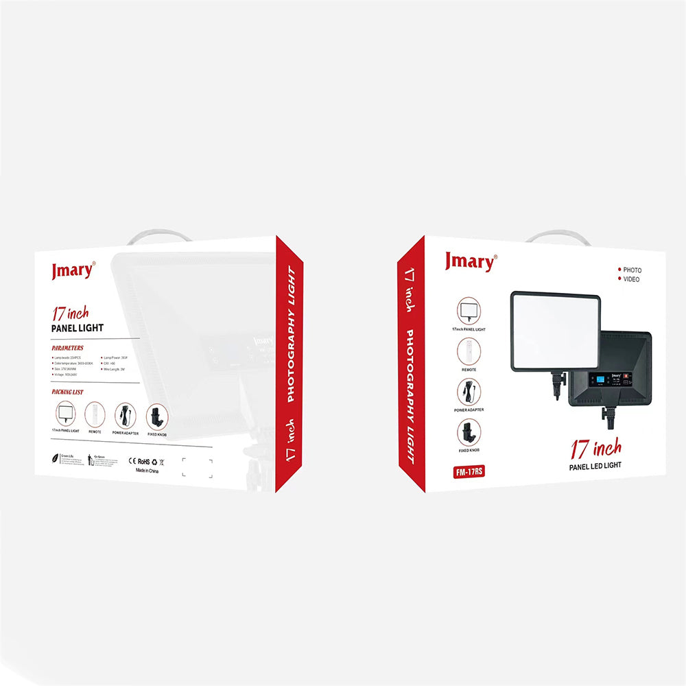 Jmary FM-17RS Uzaktan Kumandalı Dijital Göstergeli 17 inç LED Panel Video Işığı Jmary FM-17RS Uzaktan Kumandalı Dijital Göstergeli 17 inç LED Panel Video Işığı